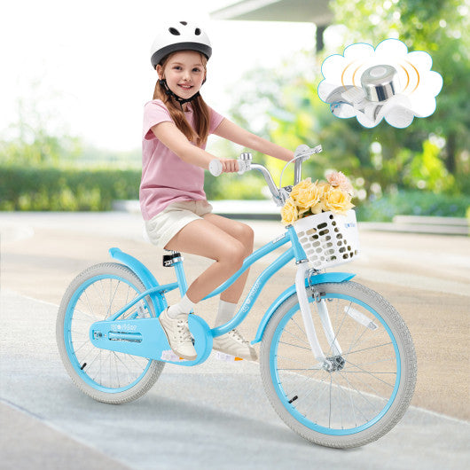 20 Inch Kids Bike with Dual Brakes and Adjustable Seat