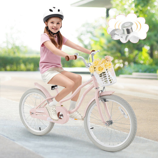 20 Inch Kids Bike with Kickstand for Boys Girls