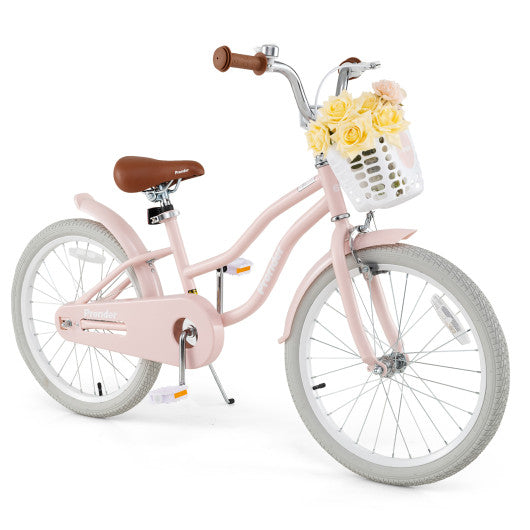 20 Inch Kids Bike with Kickstand for Boys Girls