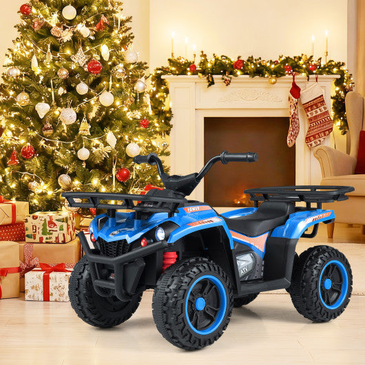 24V Electric Ride On Quad with LED Headlights-Blue