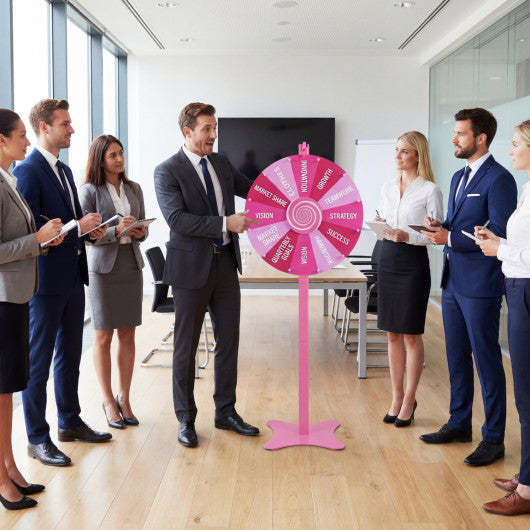 24 Inch Prize Wheel with Blackboard Marker and Eraser
