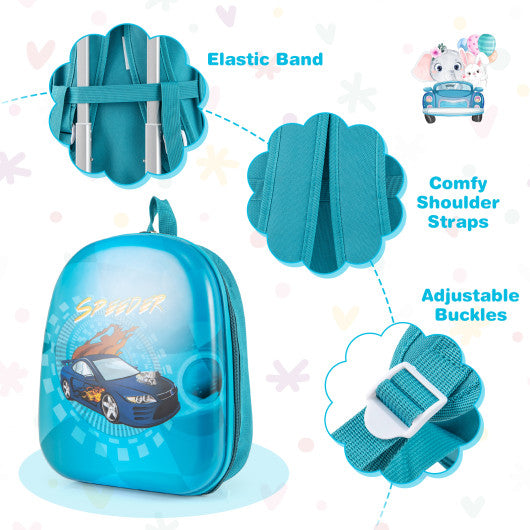 2 PCS Kid Luggage Set With Spinner Wheels for Children Boys Girls-Navy