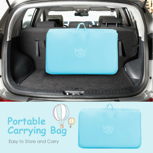 Travel Portable Baby Bed Side Sleeper  Bassinet Crib with Carrying Bag-Green