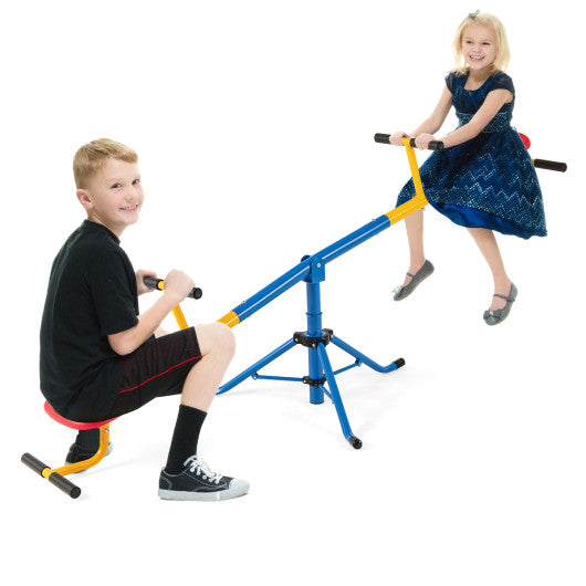360¡ãRotation Kids Seesaw Swivel Teeter Totter Playground Equipment