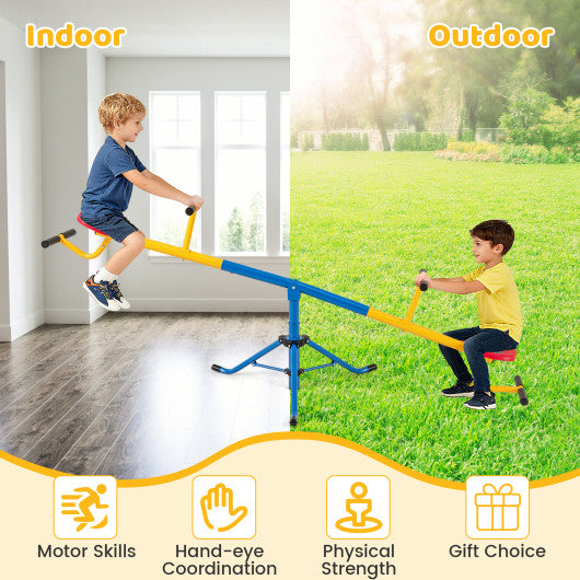 360¡ãRotation Kids Seesaw Swivel Teeter Totter Playground Equipment