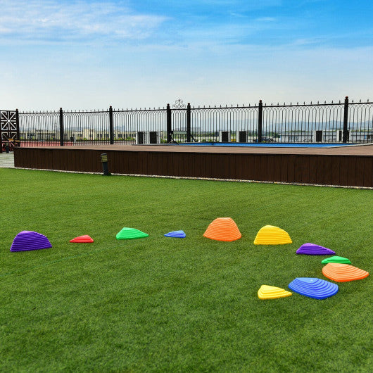 11 Pieces Non-Slip Bottom Kids Balance Stepping Stones