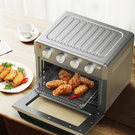 Dehydrate Convection Air Fryer Toaster Oven with 5 Accessories
