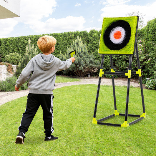 4 in 1 Throwing Target Set Kids Throwing Game with Bristle Target