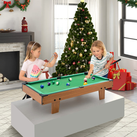 4-in-1 Combo Game Table Set Foosball Table with Billiards and Hockey