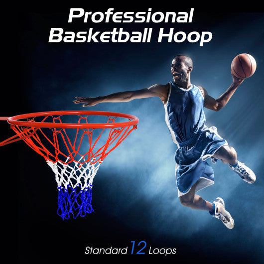 18 Inch Replacement Basketball Rim with All-Weather Net