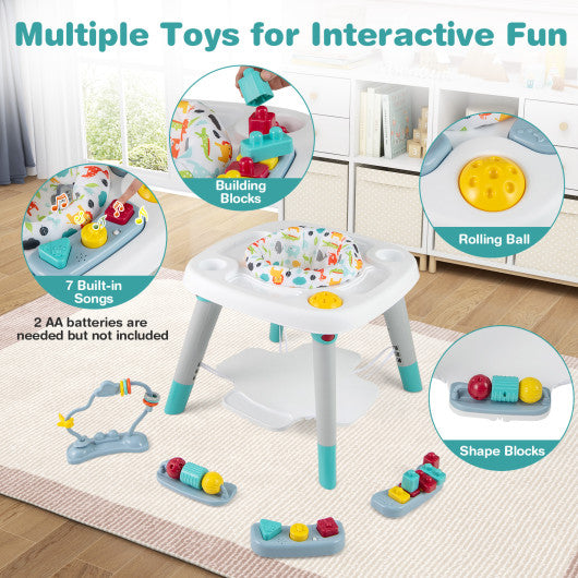6-in-1 Baby Activity Center Infant Jumper Toddler Table