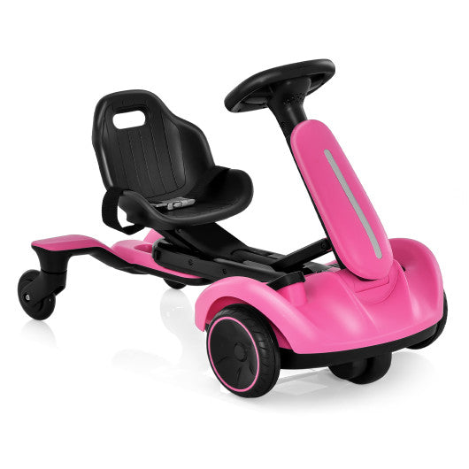 6V Kids Ride on Drift Car with 360¡ã Spin and 2 Adjustable Heights-Pink