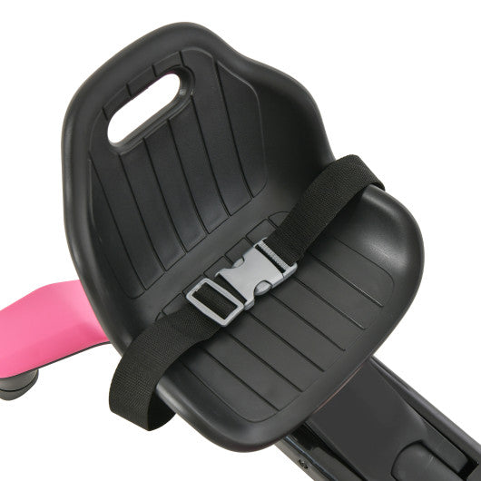 6V Kids Ride on Drift Car with 360¡ã Spin and 2 Adjustable Heights-Pink