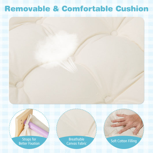 6 in 1 Kids Climbing Arch Playset wIth Removable Cushion and Stoppers-Multicolor