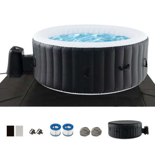 70/80 Inches Round SPA Pool Hottub with 110/130 Air Jets Electric Heater Pump-S