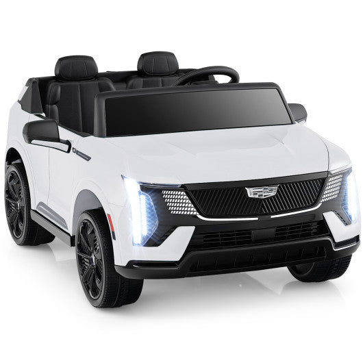 24V Ride on Truck 2-Seater Licensed Cadillac with Remote Control-White