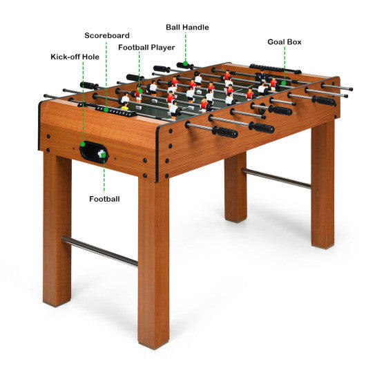 48 Inch Foosball Table Indoor Soccer Game for Kids and Adults