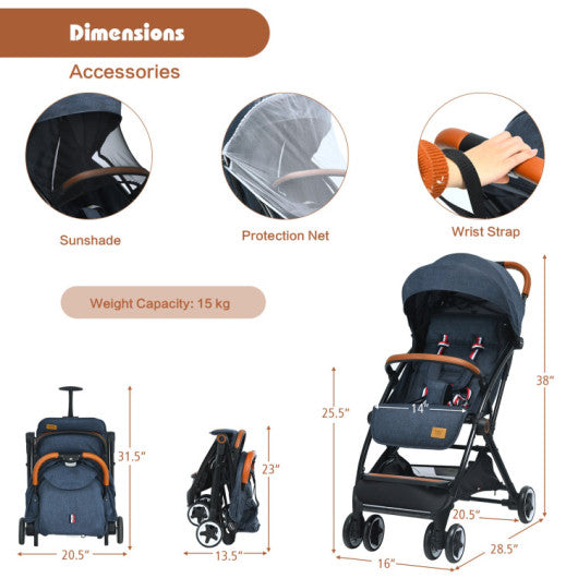 Airplane-Friendly Baby Stroller for Easy and LightweightTravel