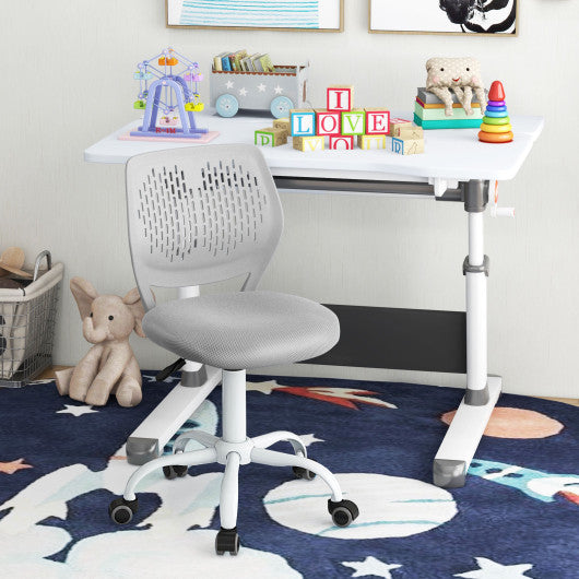 Ergonomic Children Study Chair with Adjustable Height-Gray