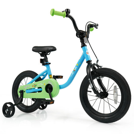 Kids Bike for 3-7 Years Old Boys and Girls 12/14/16-Inch Children Bicycle Blue-14 Inches