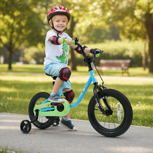 Kids Bike for 3-7 Years Old Boys and Girls 12/14/16-Inch Children Bicycle Blue-14 Inches