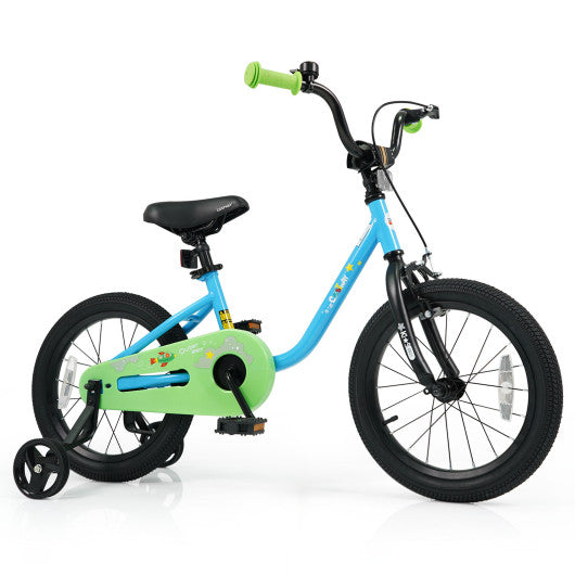 Kids Bike for 3-7 Years Old Boys and Girls 12/14/16-Inch Children Bicycle Blue-16 Inches