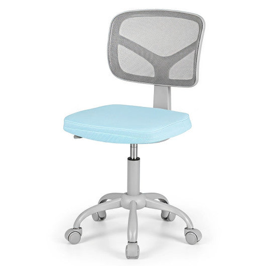 Kids Desk Chair with Adjustable Height-Light Blue