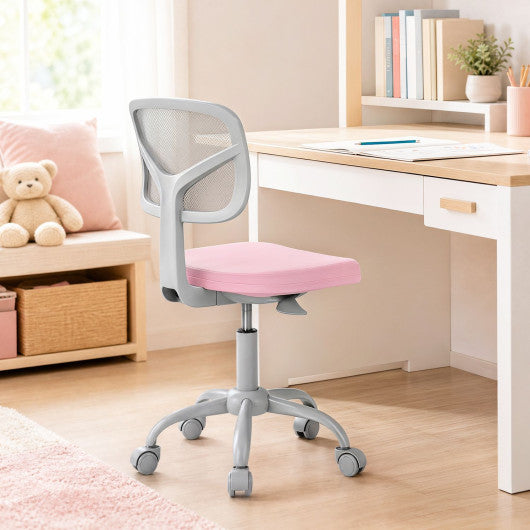 Kids Desk Chair with Adjustable Height-Pink