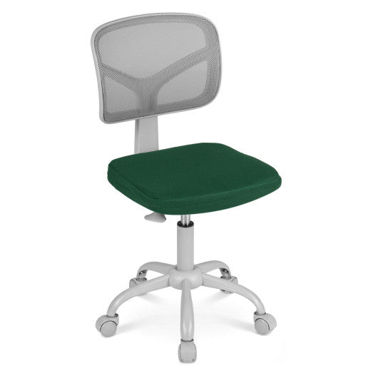 Kids Desk Chair with Adjustable Height-Dark Green