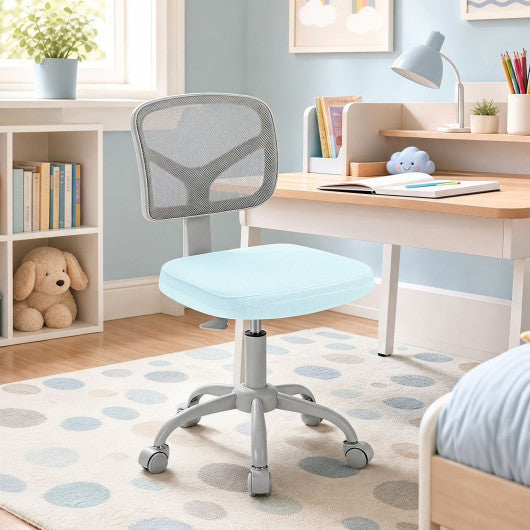 Kids Desk Chair with Adjustable Height-Light Green