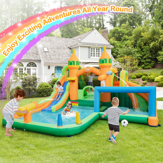 Kids Inflatable Water Slide for Yard Lawn (Without Blower)