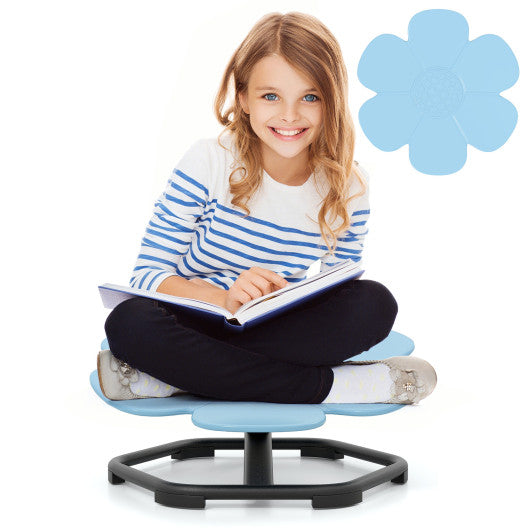 Kids Sensory Swivel Chair Elephant Petal 360¡ã Spinning Chair-Blue