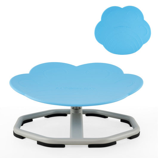 Kids Sensory Swivel Chair Cat Claw 360¡ã Spinning Chair with Non-Slip Metal Base-Blue