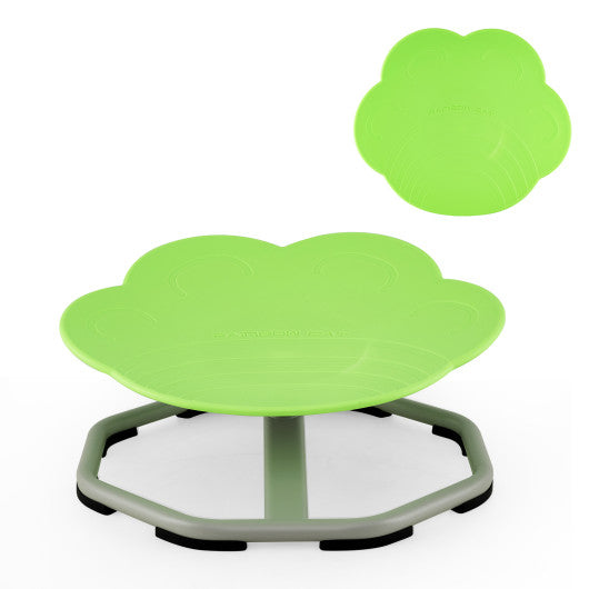 Kids Sensory Swivel Chair Cat Claw 360¡ã Spinning Chair with Non-Slip Metal Base-Green