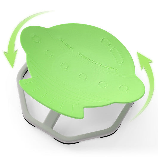 Kids Sensory Swivel Chair Elephant 360¡« Spinning Chair with Non-Slip Metal Base-Green