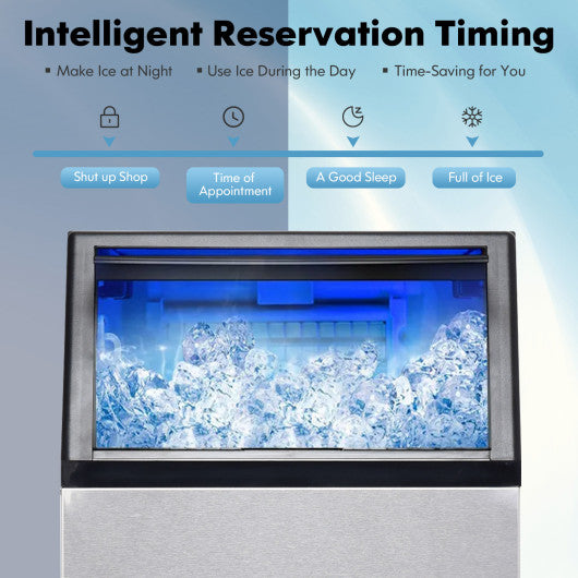 Portable Built-In Stainless Steel Commercial Ice Maker