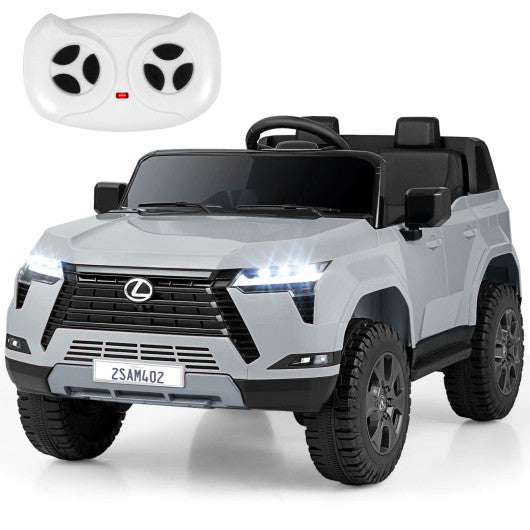 Ride on Car 24V 4WD Licensed LEXUS GX550 Electric Vehicle with Remote for Boys Girls Aged 3+-Grey