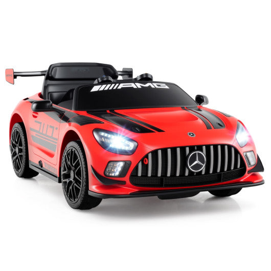 12V Kids Ride-On Car Mercedes-AMG GT3 Licensed with Adjustable Speed-Red