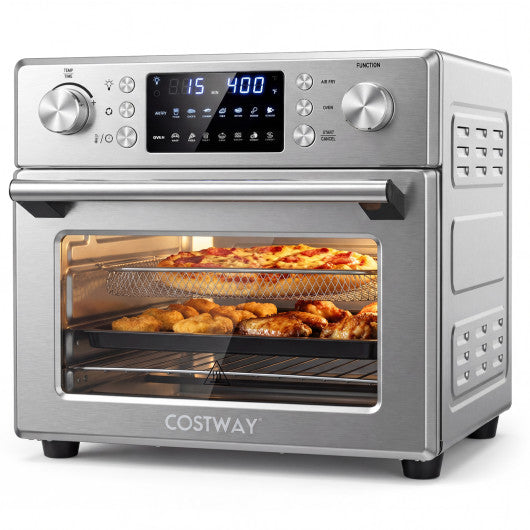 Stainless Steel Countertop Convection Oven with Bake-Silver