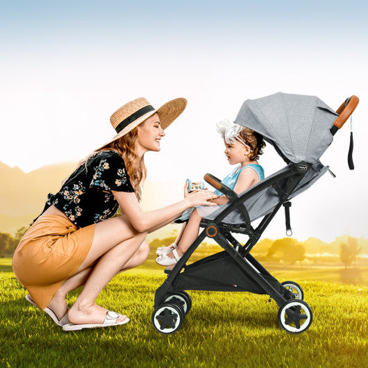 Ultra-Comfort Baby Stroller with Adjustable Recline  Breathable Seat & Smooth Suspension
