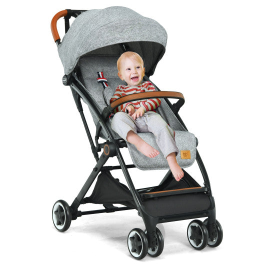 Ultra-Comfort Baby Stroller with Adjustable Recline  Breathable Seat & Smooth Suspension