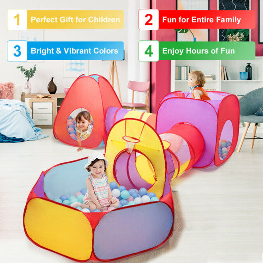 7 Pieces Kids Ball Pit Pop Up  Play Tents
