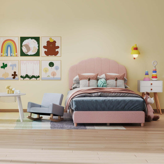 Children£ªs Room Furniture Bundle: Twin Pink Bed Blue & Pink Rocking Chairs Storage End Table